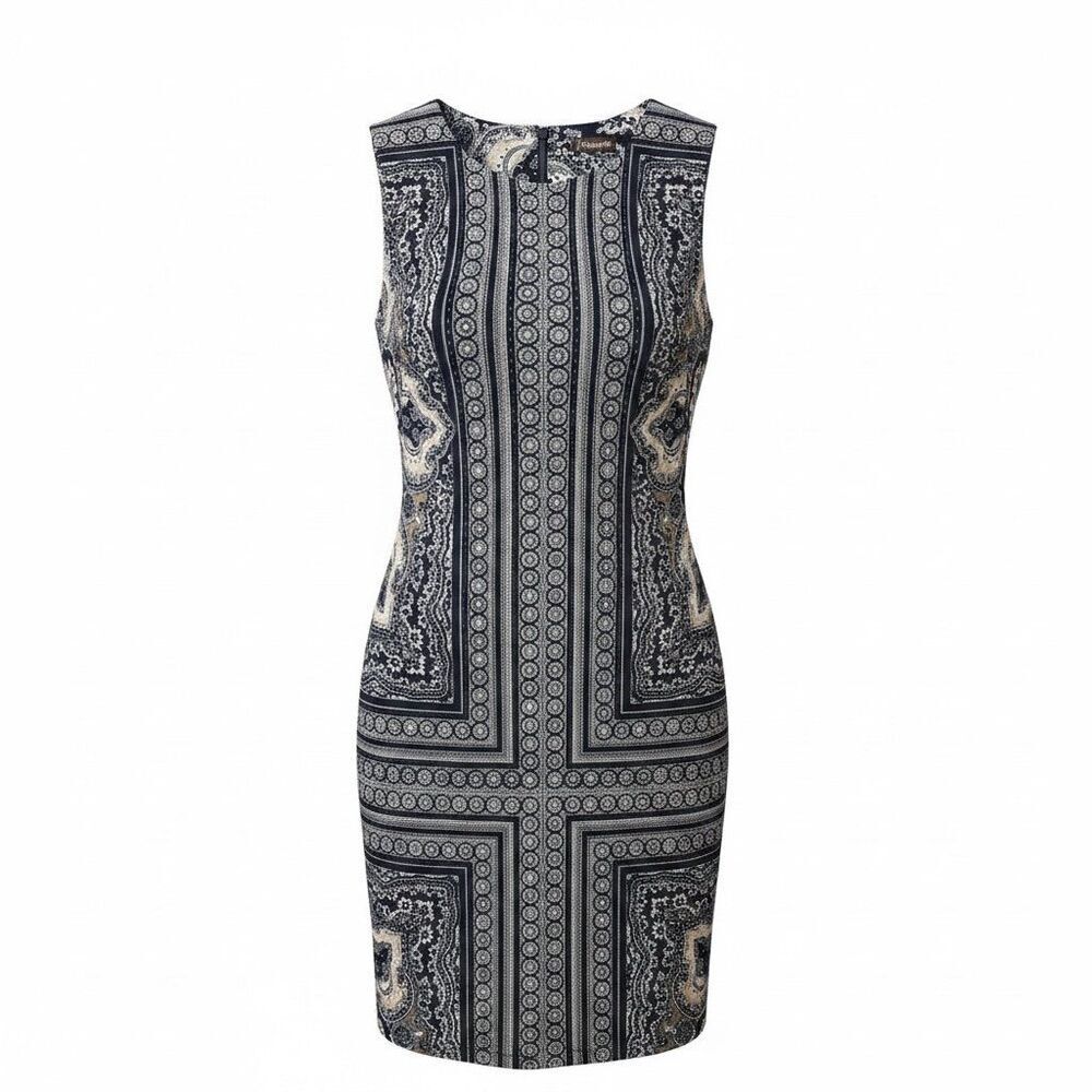 J.McLaughlin Scarf Print Catalina Cloth Sleeveless Sheath Dress